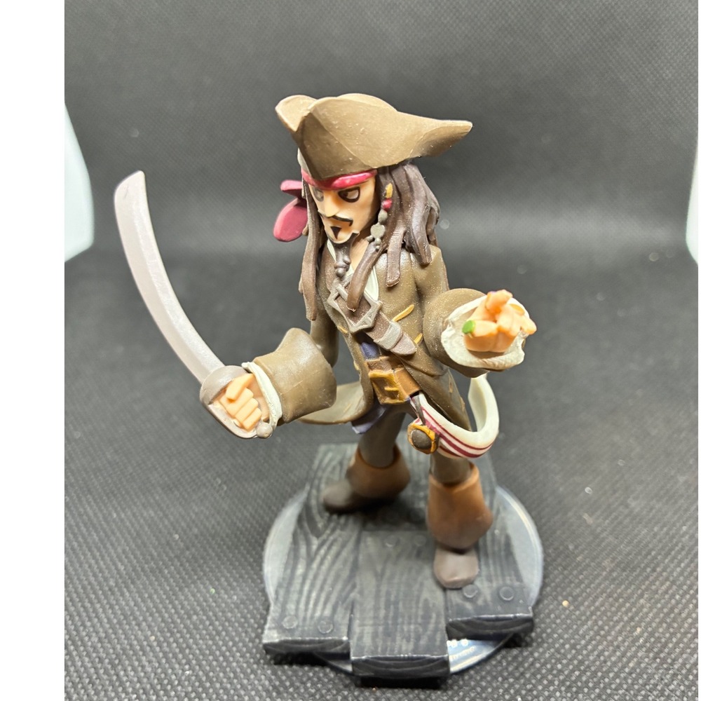 Disney Infinity Jack Sparrow Figure Pirates of the Caribbean Game Piece Brown